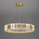 Люстра підвісна золота D-40 cm / 50 cm Led 40W / 50W Gold Crystal 260822-100008620