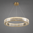 Люстра підвісна золота D-40 cm / 50 cm Led 40W / 50W Gold Crystal 260822-100008620