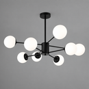 Люстри чорні Wendy modo 6 lamps / 8 lamps D-90 cm Black 230318-100001426