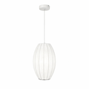 Світильник білий підвсний D-19 cm / 28 cm E27 White Lightness Oval 260218-100007464