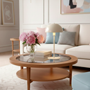 Лампа настільна біла з купольним плафоном H-40,5 cm E14 White Elie 260209-100007491