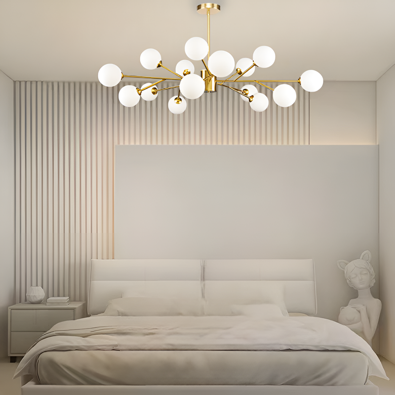 Люстра Berries G9х15 D-105cm Gold + White 250431-100004567