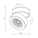 Точкові світильникик білі D-8.5 cm / D-10 cm Led 4000K White Toch 260840-100008712