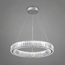 Люстра підвісна хромована D-40 cm / 50 cm Led 40W / 50W Chrome Crystal 260822-100008622