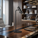 Настільна лампа чорна H-66 cm GU10 Black Base Tube Line 25129-100006901