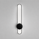 Настінний світильник чорний H-60 cm Led 15W Black Clip Lamp 260218-100007465