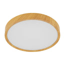 Стельова люстра під дерево D-34 cm / D-44 cm IP20 Led 3000K Brown Wood Circle 250940-100006033