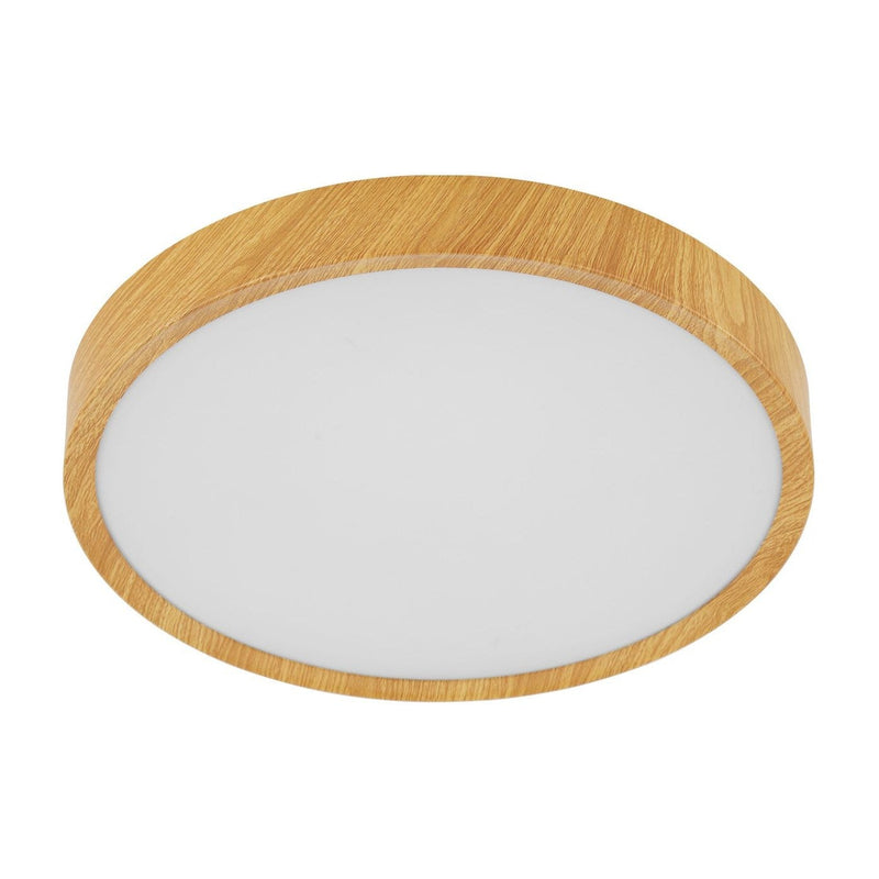 Стельова люстра під дерево D-34 cm / D-44 cm IP20 Led 3000K Brown Wood Circle 250940-100006033