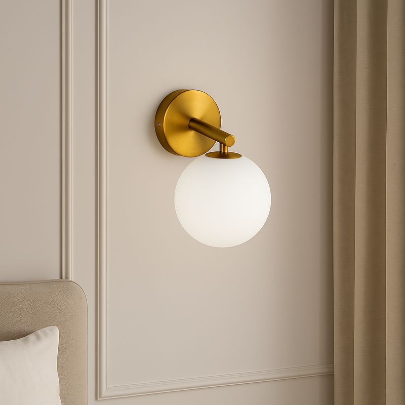 Настінний світильник Bollo D-12 cm G9 Gold + White 250118-100004046