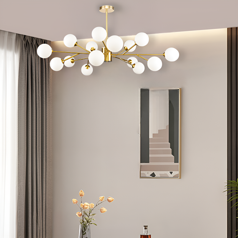 Люстра Berries G9х15 D-105cm Gold + White 250431-100004567