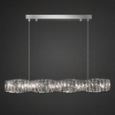 Люстра підвісна хромована видовжена L - 80 cm Led 60W Chrome Crystal 260822-100008626