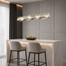 Люстра підвісна хромована видовжена L - 80 cm Led 60W Chrome Crystal 260822-100008626