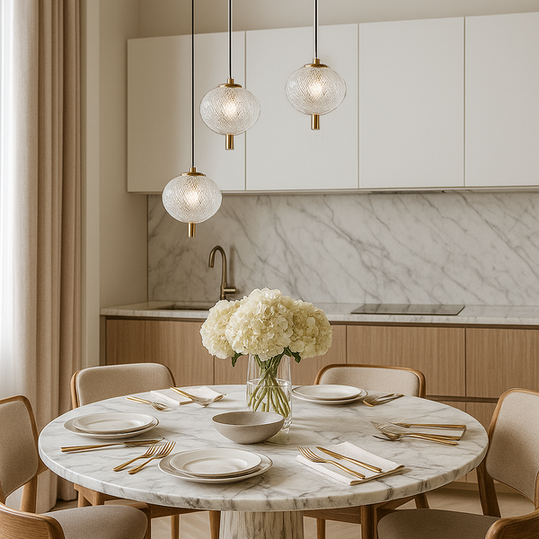 Підвісний світильник золотий з прозорим плафоном W-15 cm Led 5W Clear Colours 250931-100006119