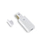Комплект конектор 1-фазний + заглушка білий White 250654-100005259