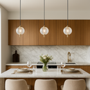 Підвісний світильник золотий з прозорим плафоном W-15 cm Led 5W Clear Colours 250931-100006119