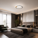 Стельова люстра чорно-біла з акриловим плафоном L - 48 cm H - 4,5 cm Led 66W Black+White Rings 260531-100007975