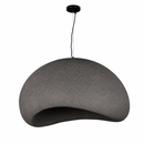 Світильник підвісний графітовий H - 45 cm L - 80 cm E27 Black Wabi Sabi 260431-100007866