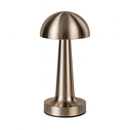 Настільна лампа срібна акумуляторна H-22 cm Led Mushroom Black 251031-100006274