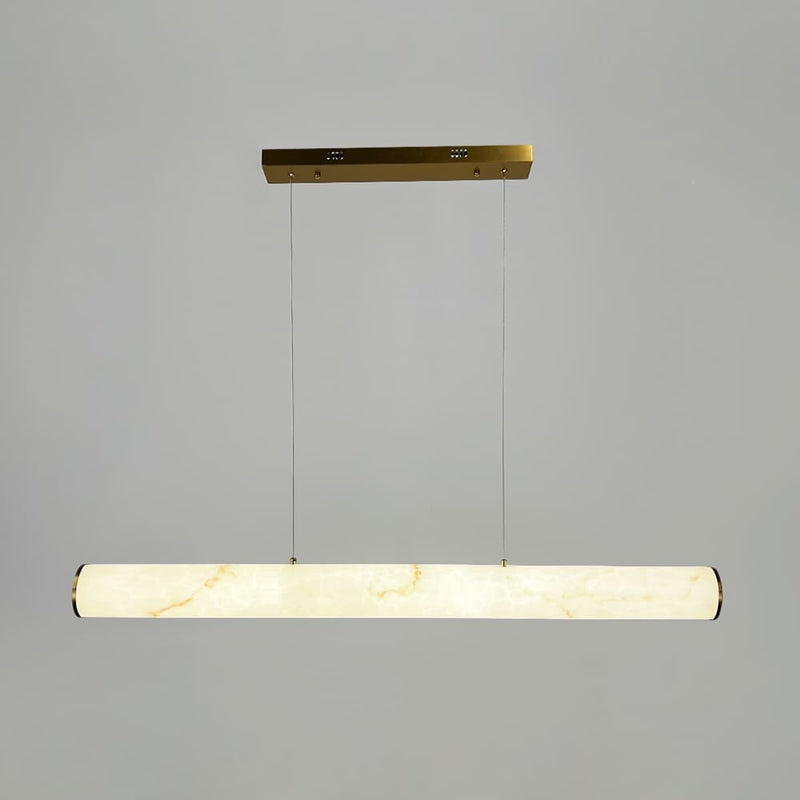 Підвісна люстра біла з імітацією мармуру L-100 cm / L-120 cm / L-150 cm Led White Marble 251018-100006439