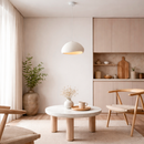 Світильник підвісний білий біоморфної форми D-40 cm / 50 cm / 60 cm E27 Wavi Sabi Cosiness 260288-100007473