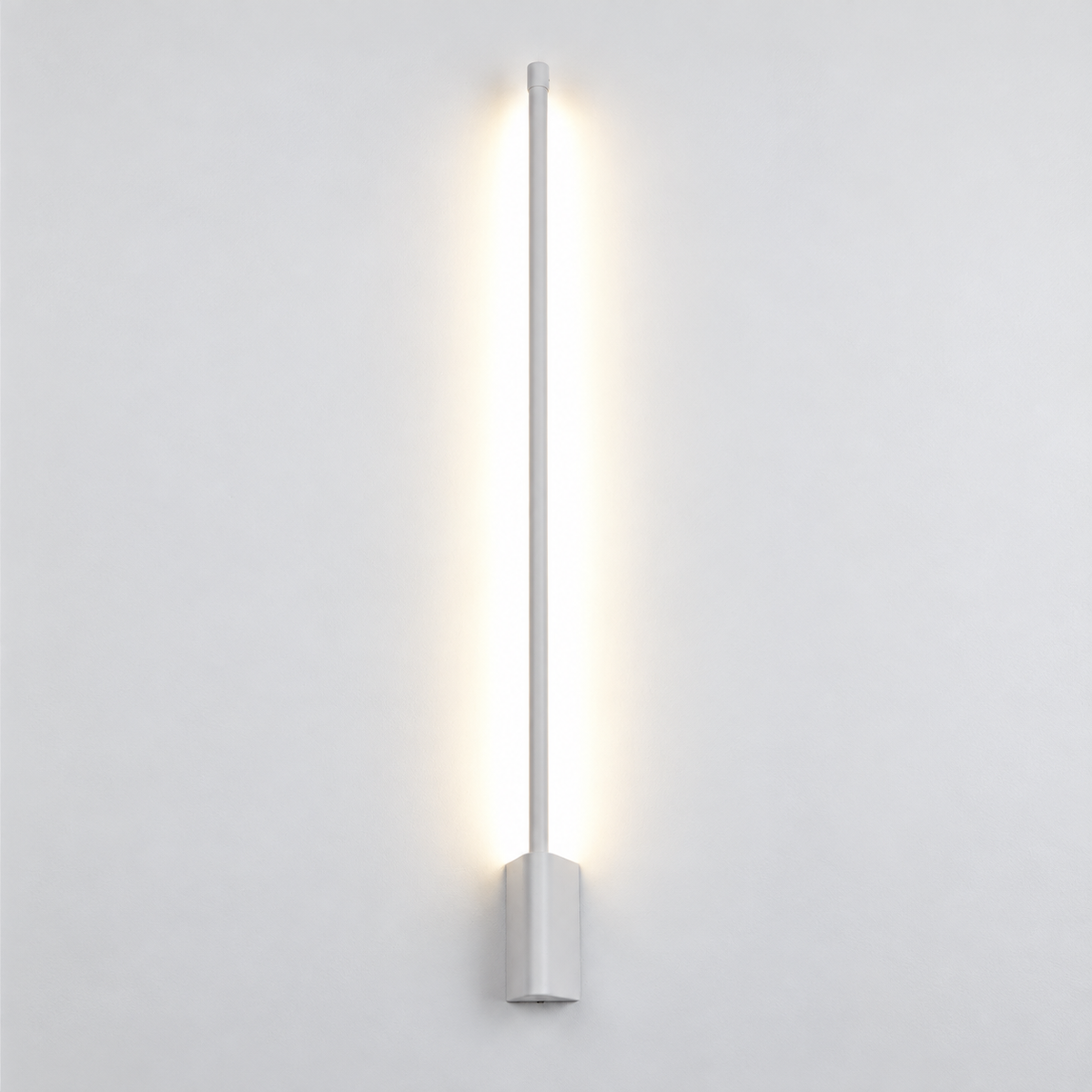 Світильник настінний білий H - 53 cm / 73 cm / 93 cm Led 6W / 10W / 14W 4000K White Pipe Line 260936-100008930