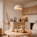 Світильник підвісний білий біоморфної форми D-40 cm / 50 cm / 60 cm E27 Wavi Sabi Cosiness 260288-100007473