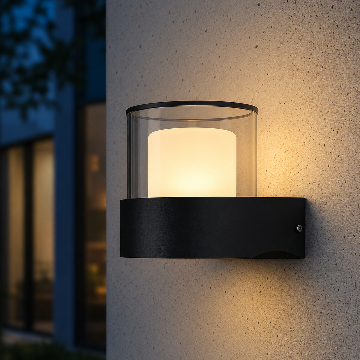 Настінний вуличний світильник H-8 cm Led 6W IP54 3000K Black Mila 260619-100008142