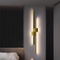 Бра лінійне Double lines square H60 / H80 / H100 Led 18-28W Gold 250419-100004359