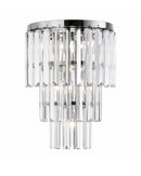 Настінний світильник срібний H-36 cm E14 Chrome Crystal 260748-100008493