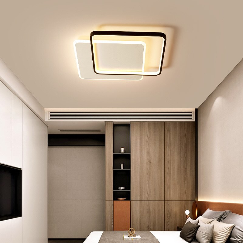 Стельовий світильник Double geometry L-47 cm Led 40W 3000K-6000K Black + White 240476-100003225