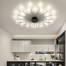 Стельовий світильник Fan lamp H80 D1160 Led 22W 3000K 4000K 6000K Black + Gold 250118-100004079