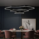 Люстра чорна L-80 cm Led 76W 3000K-6000K Black Celestial 260118-100007247