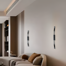 Настінний світильник Line and wave 4000K L600 Led 5W / L800 Led 7W / L1000 Led 10W Black 240618-100003356