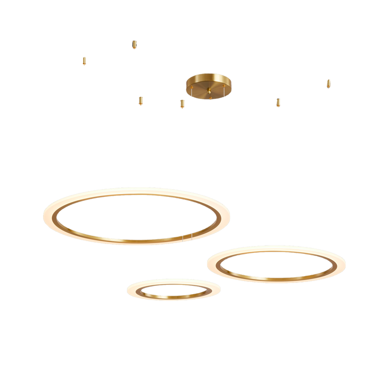 Люстра Longi Circle lamp Led 108W 3500K Black / Gold 230320-100001467