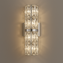 Світильник настінний H-40 cm G4x4 Crystal Shine Chrome+Transparent Plane 251176-100006627