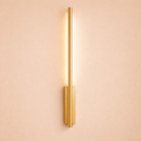 Світильник золотий настінний L-60cm / L-80 cm Led 5W / 10W Gold Pipe Line Square B 251222-100006930