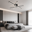 Люстра чорна стельова з пультом D-80 cm Led 55W Black Geometry 260748-100008440