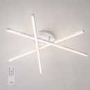 Люстра біла стельова з пультом D-80 cm Led 55W White Geometry 260748-100008441