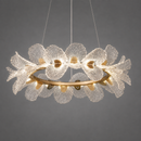 Люстра підвісна золота D - 55 cm / 75 cm Led 48W / 72W Gold Flower 260822-100008633