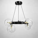 Люстра Bubbles 5 Iona Black Clear 250418-100004630