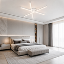 Люстра біла стельова з пультом D-80 cm Led 55W White Geometry 260748-100008441