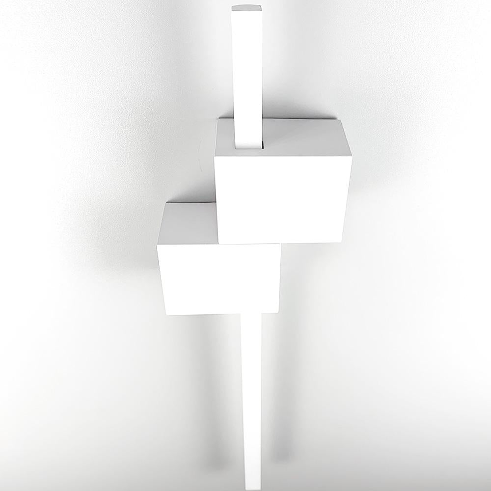Бра лінійне Line square White без бокових променів H600 / H800 / H1000 / H1200 3000K 4000K 6000K 241019-100003899