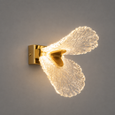 Світильник настінний золотий H - 25 cm  Led 6W Gold Flower 260822-100008636