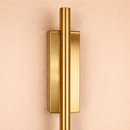 Світильник золотий настінний L-60cm / L-80 cm Led 5W / 10W Gold Pipe Line Square B 251222-100006930