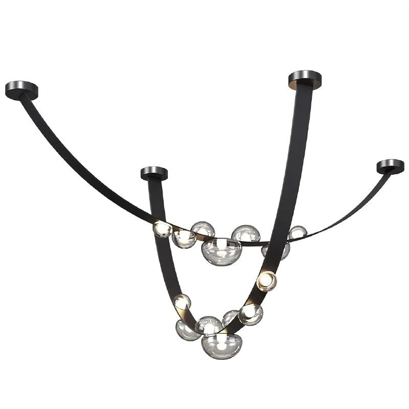 Підвісний світильник чорний Led 35W L-300 cm Led 35W Black Pumpo Bubbles 240622-100003401