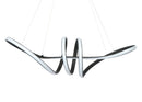 Люстра підвісна чорна геометрична L-72 cm Led 47W 4000K Black Geometry 250980-100006040