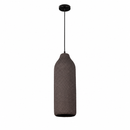Світильник підвісний графітовий H - 50 cm D - 17 cm E27 Black Wabi Sabi 260431-100007879