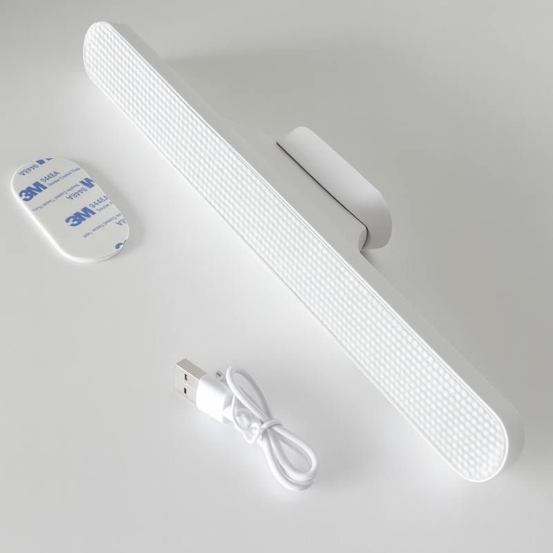 Світильник акумуляторний білий автономний з прозорим розсіювачем Led 2W White Transparent E Plain 251173-100006634