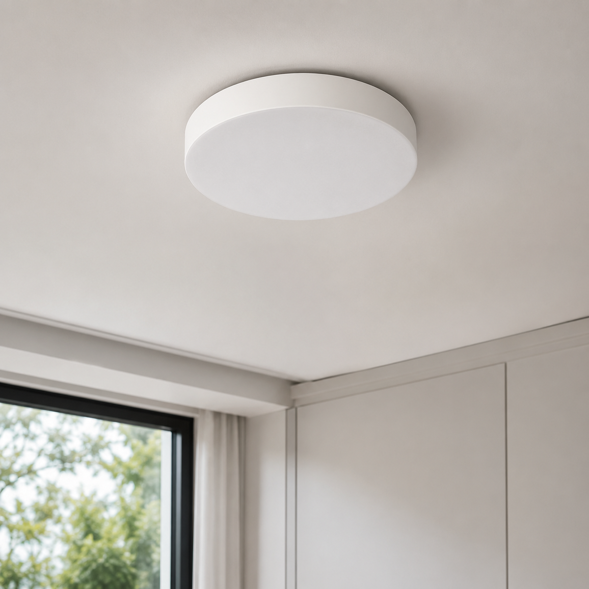 Світильник білий стельовий D-19,1 cm Led 24W 5000K White Round Light 260764-100008446