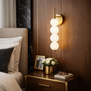 Світильник настінний золотий на 3 / 4 / 5 плафонів куль Led 5W / 6W / 8W Gold + White Bollo Pearls 260458-100007776